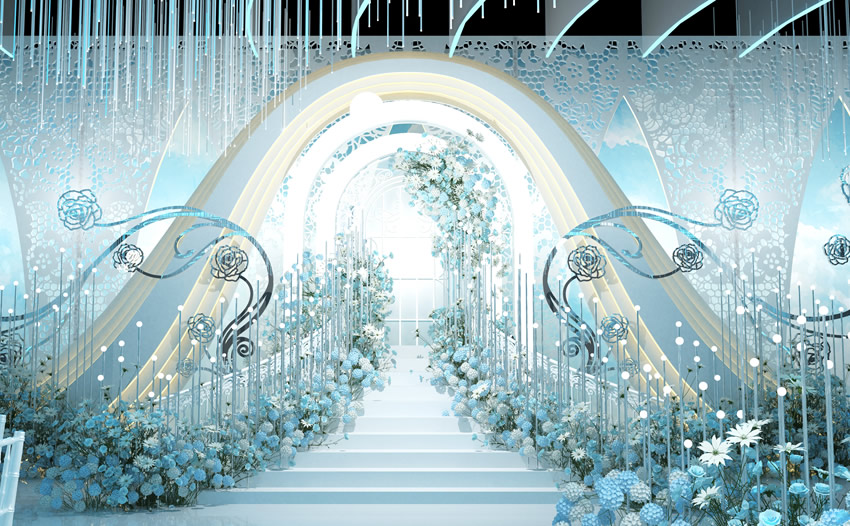 莱州釡香烙馍村水晶厅效果展示